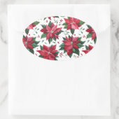 Sticker Poinsettia et Berries rouges (Sac)