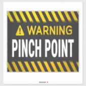 Sticker Point d'avertissement (Feuille)