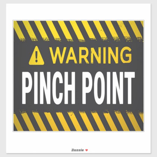 Sticker Point d'avertissement (Feuille)