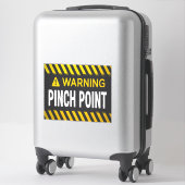 Sticker Point d'avertissement (Sur valise)