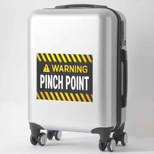 Sticker Point d'avertissement (Sur valise)