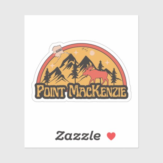 Sticker Point MacKenzie, Alaska (Feuille)