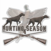 Sticker Pointeur à poils courts allemand, kurzhaar (Devant)