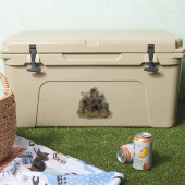 Sticker Pointeur À poils durs allemand (Glacière)