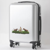 Sticker pointeur allemand (Sur valise)