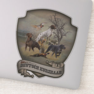 Sticker pointeur allemand