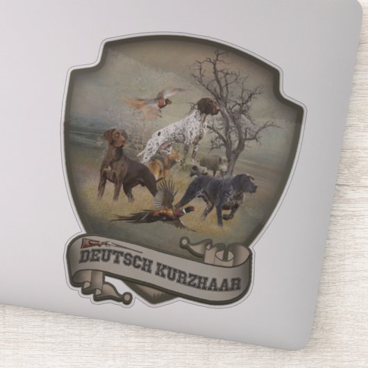 Sticker pointeur allemand (Détail)