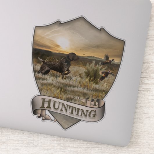 Sticker pointeur allemand (Détail)