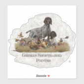 Sticker pointeur allemand (Feuille)