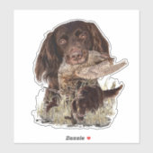 Sticker Pointeur Longhé allemand (Feuille)