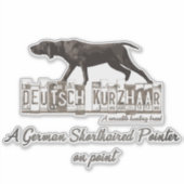 Sticker Pointeurs germains (GSP) (Devant)