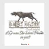 Sticker Pointeurs germains (GSP) (Feuille)