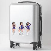 Sticker Points d'or bleu #2 (Sur valise)