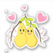 Sticker Poires jaunes (Devant)
