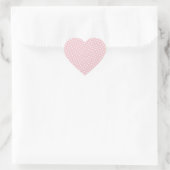 Sticker Pois rose et blanc (Sac)