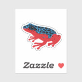 Sticker Poison grenouille (Feuille)