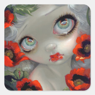 Sticker "Poisonous Beauties III : Opium Poppy"