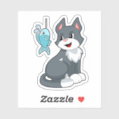 Sticker Poisson de chat (Feuille)