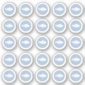 Sticker poisson de choix de repas (Devant)