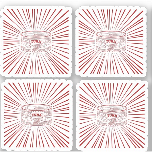 Sticker Poisson de thon (Devant)