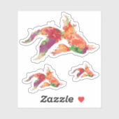 Sticker poisson d'eau (Feuille)