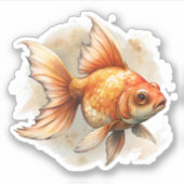 Sticker Poisson d'or (Devant)