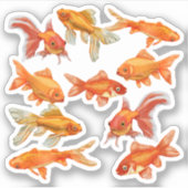 Sticker Poisson d'or (Devant)