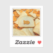 Sticker Poisson et frites (Feuille)