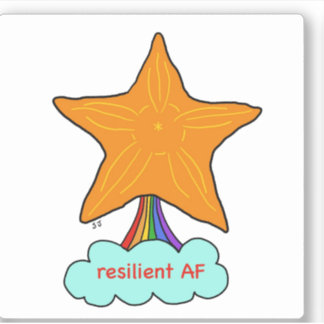 Sticker Poisson étoile