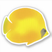 Sticker Poisson jaune (Devant)