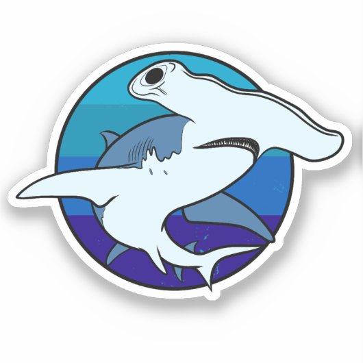 Sticker poisson marteau (Recto)