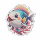 Sticker Poisson mignon (Devant)