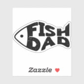 Sticker Poisson papa (Feuille)