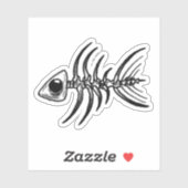 Sticker Poisson Skelly (Feuille)