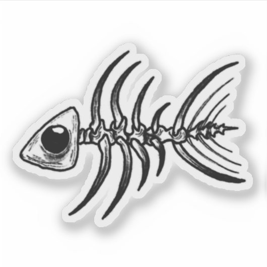 Sticker Poisson Skelly (Devant)