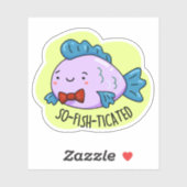 Sticker Poisson Sophistiqué Sophistiqué (Feuille)