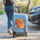 Sticker Poisson tropique feuille d'Aspen 1 (Valise Insitu)