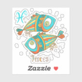 Sticker Poissons adorables (Feuille)