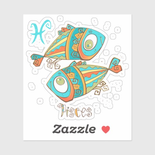 Sticker Poissons adorables (Feuille)