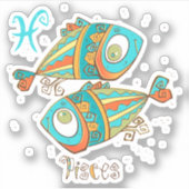 Sticker Poissons adorables (Devant)