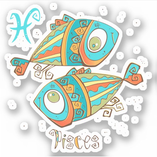 Sticker Poissons adorables (Devant)