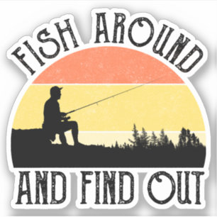Sticker Poissons Autour Et Découvrez