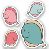 Sticker Poissons Whimsical (Devant)