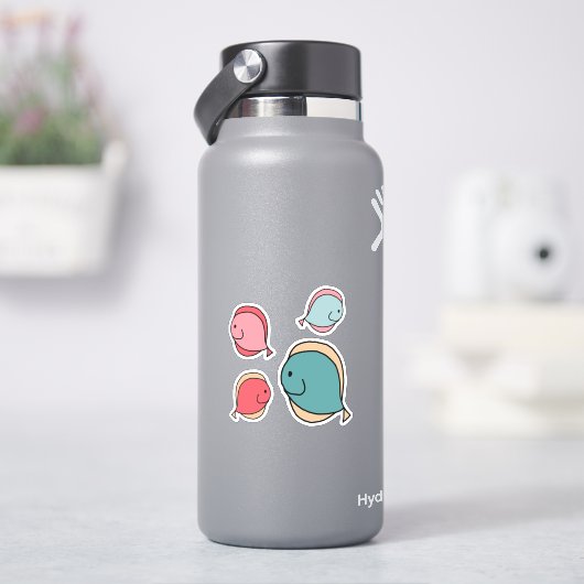 Sticker Poissons Whimsical (HydroFlask)