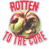 STICKER POITRÉ À LA VOITURE DE BASE POMME (Devant)