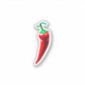 Sticker Poivre rouge chili (Devant)