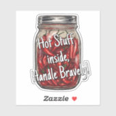 Sticker Poivrons séchés Pot (Feuille)