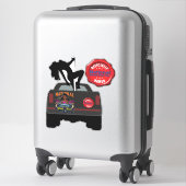Sticker Pôle dans la version d'autocollant de plateau de c (Sur valise)