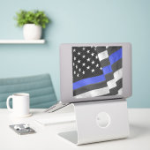 Sticker Police (Ordinateur portable sur le bureau)