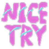 Sticker Police Pixel Rétro - Jeu 8 bits (Devant)